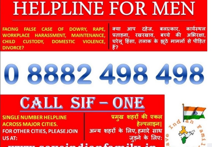 Helpline for men