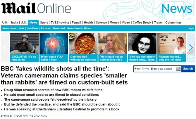 BBC fake wildlife documentary