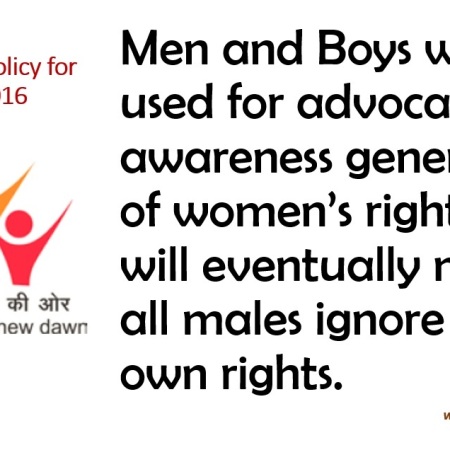 National Policy For Women - Mens Rights